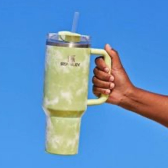 STANLEY 40oz Stainless Steel H2.0 FlowState Quencher Tumbler Citron Tie Dye - Picture 5 of 17